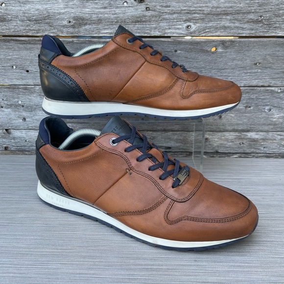Ted Baker London Shindl Leather Trainer 